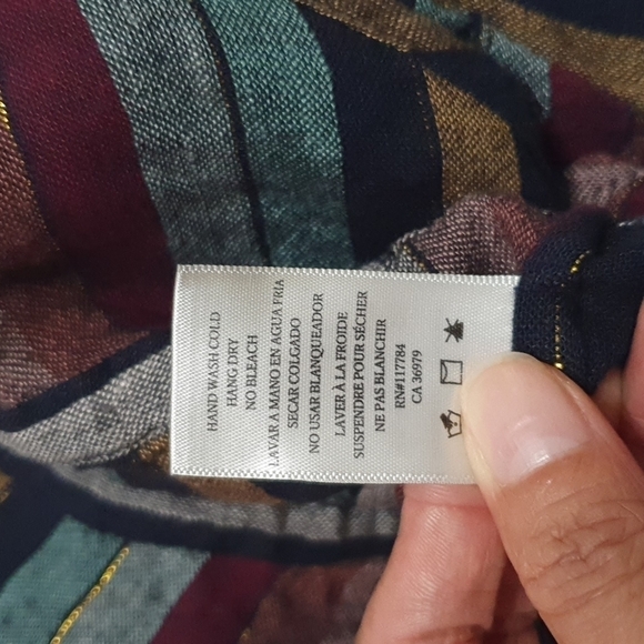 RAILS Blended Linen Beaux Varadero Stripe Multicolor Top - Picture 9 of 10